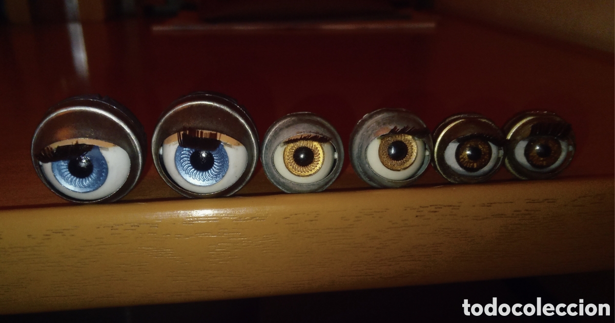 Mu&ntilde;ecas Nancy y Lucas: LOTE OJOS MARGARITA ANTIGUOS ORIGINALES DE MU&Ntilde;ECAS DE FAMOSA PARA TAMA&Ntilde;O NANCY, LESLY Y OTRAS