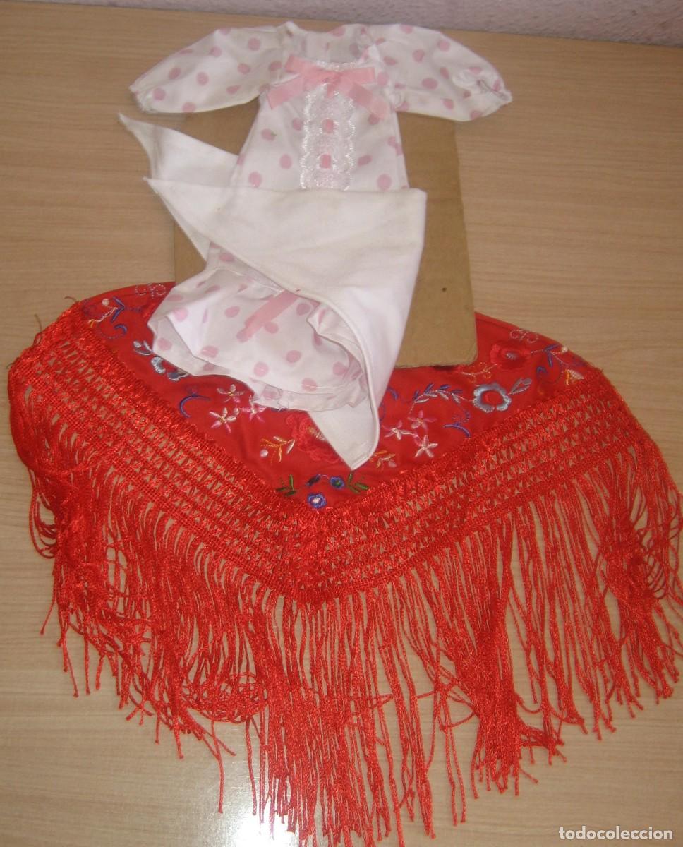 Mu&ntilde;ecas Nancy y Lucas: NANCY VESTIDO MADRILE&Ntilde;A Y MANT&Oacute;N DE MANILA ROJO A ESTRENAR PARA LA NANCY CL&Aacute;SICA