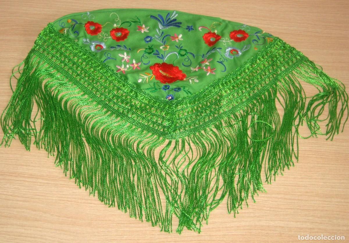 Mu&ntilde;ecas Nancy y Lucas: NANCY o SIMILAR MANT&Oacute;N MANILA VERDE BORDADO 1 COMPLETAMENTE NUEVO