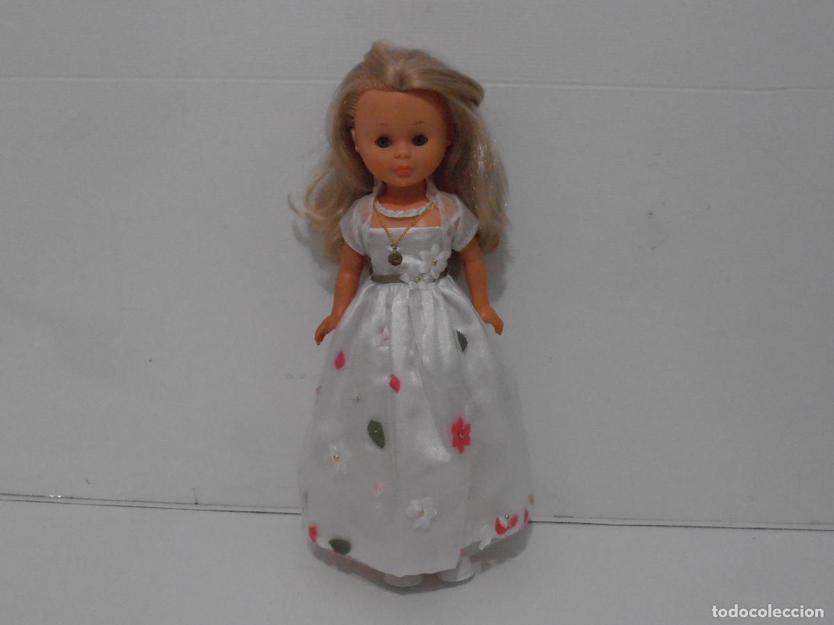 Mu&ntilde;ecas Nancy y Lucas: MU&Ntilde;ECA NANCY FELIZ CUMPLEA&Ntilde;OS, VESTIDO COMUNION, FAMOSA, A&Ntilde;OS 80