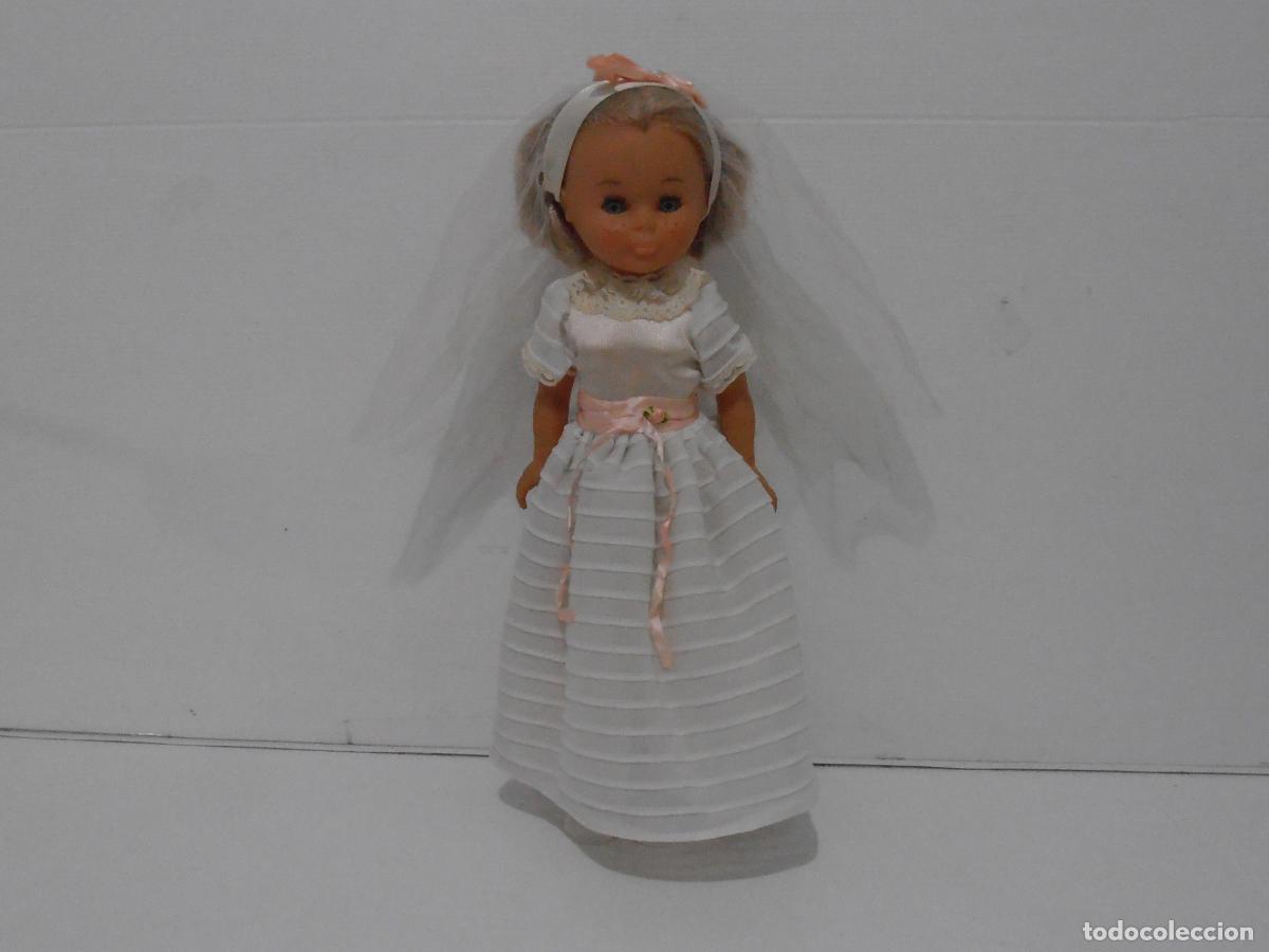 Mu&ntilde;ecas Nancy y Lucas: MU&Ntilde;ECA NANCY COMUNION, , FAMOSA ORIGINAL A&Ntilde;OS 80 PELO CORTADO, TRAJE COMPLETO