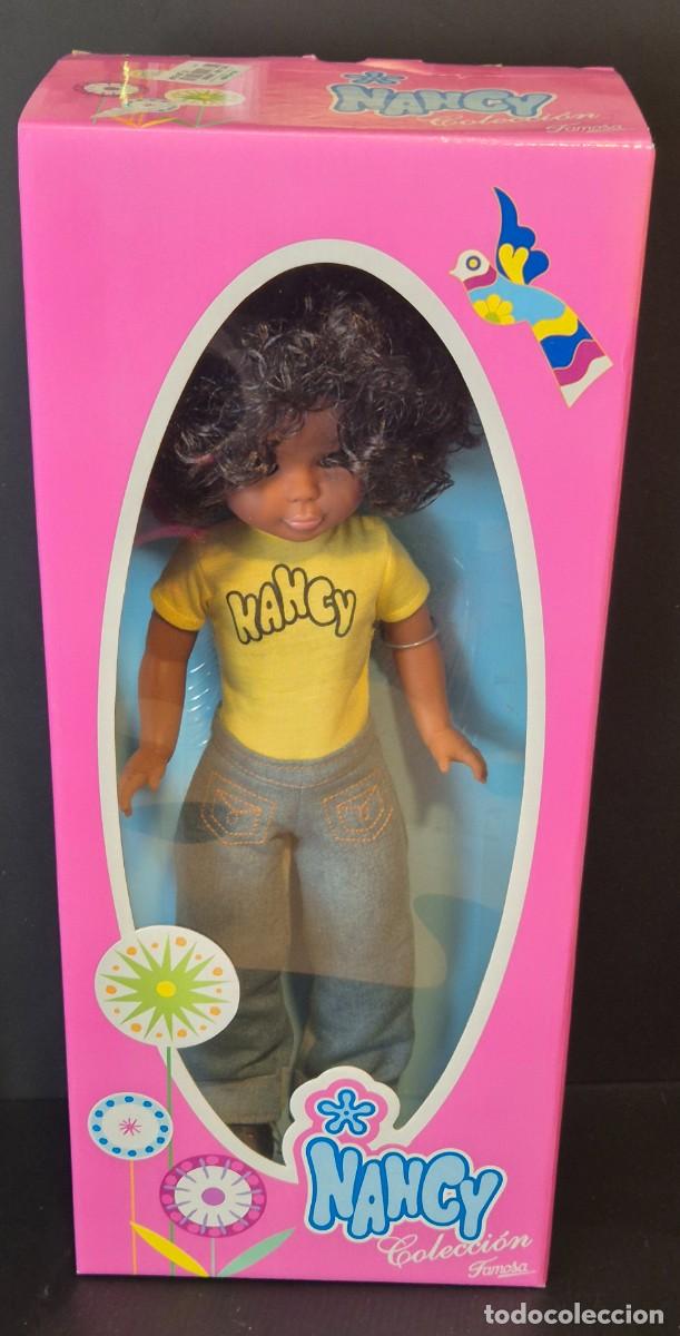 Mu&ntilde;ecas Nancy y Lucas: NANCY NEGRA NUEVA EN CAJA ORIGINAL SIN ABRIR CON EL CELO DE TIENDA Y PRECIO CORTE INGLES