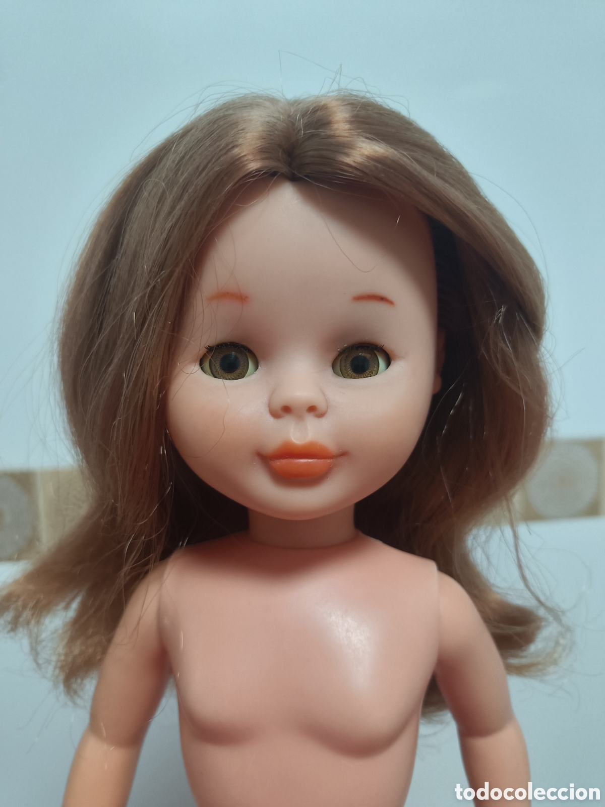 Mu&ntilde;ecas Nancy y Lucas: Nancy tobillo ancho primeros a&ntilde;os 70 preciosa