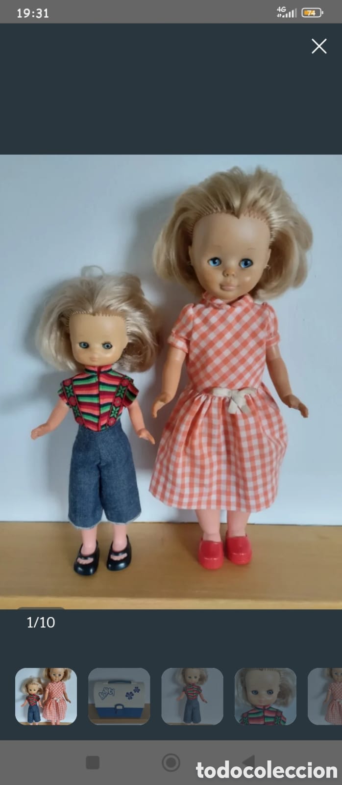 Mu&ntilde;ecas Nancy y Lucas: Lote Nancy pata bollo y Lesly