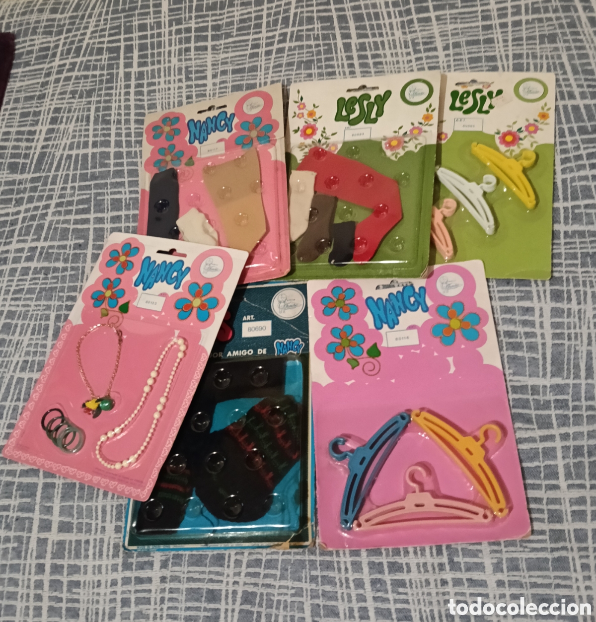 Mu&ntilde;ecas Nancy y Lucas: Lote blisters Nancy Lucas Lesly