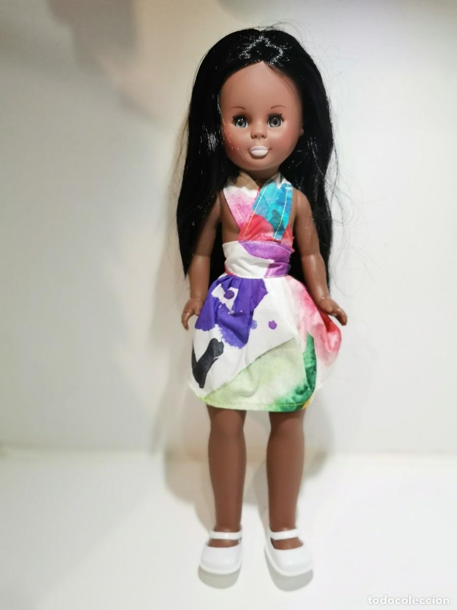 Mu&ntilde;ecas Nancy y Lucas: mu&ntilde;eca kika pepa negra pelo negro