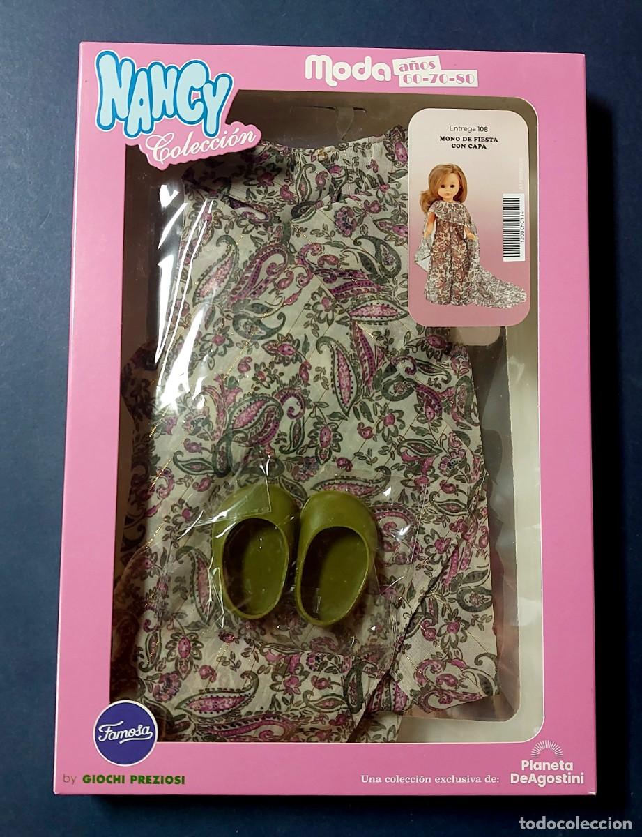 Mu&ntilde;ecas Nancy y Lucas: Conjunto Mono Fiesta con Capa Nancy Original en Caja con Fasc&iacute;culo N&ordm; 108 Incluido