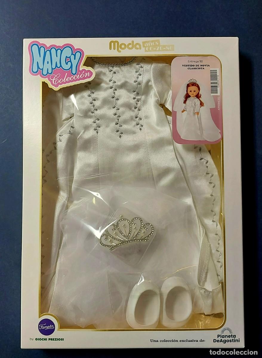 Mu&ntilde;ecas Nancy y Lucas: Vestido Novia Nancy Original en Caja con Fasc&iacute;culo N&ordm; 110 Incluido