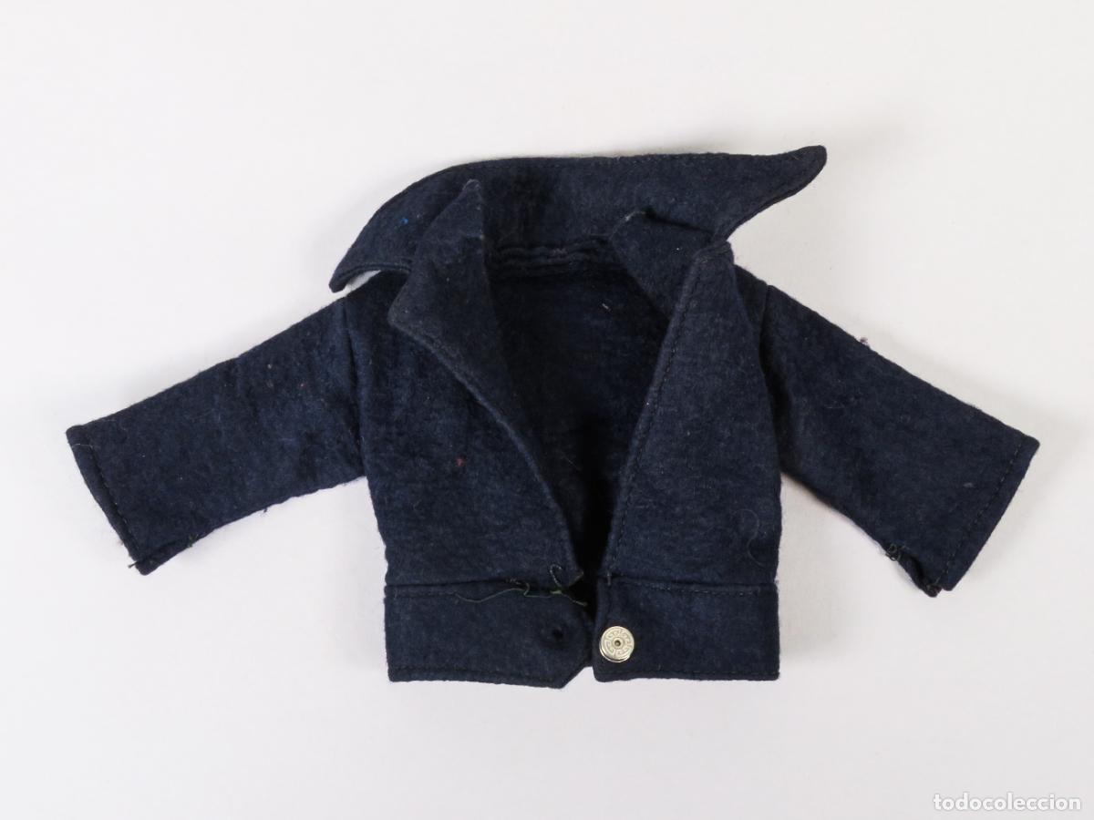 Mu&ntilde;ecas Nancy y Lucas: Nancy Famosa chaqueta azafata conjunto Elio Berhanyer con etiqueta a&ntilde;os 70