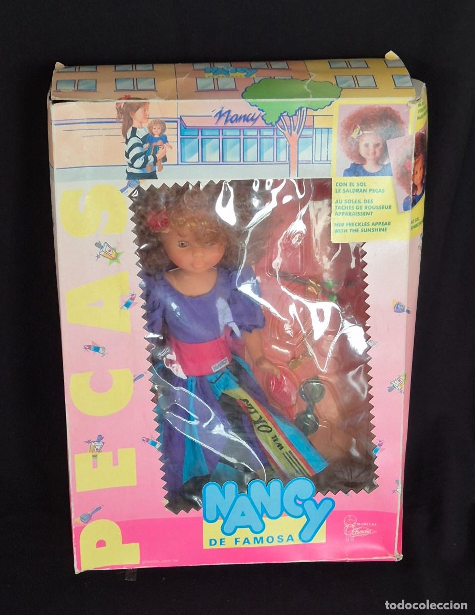Mu&ntilde;ecas Nancy y Lucas: NANCY PECAS DE FAMOSA CON EL SOL LE SALDRAN PECAS, EN CAJA DETERIORADA