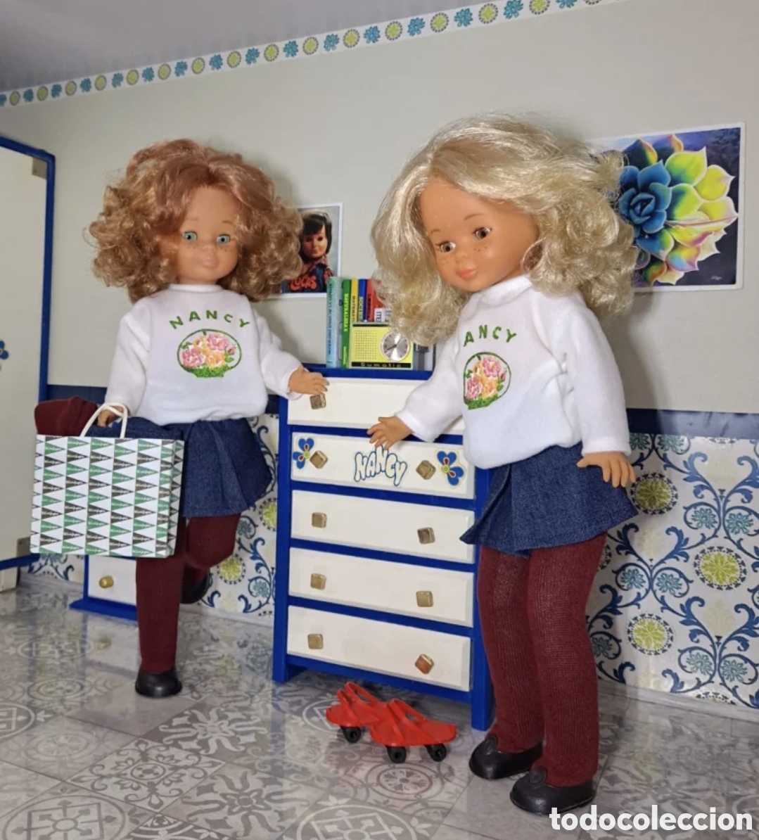 Mu&ntilde;ecas Nancy y Lucas: Conjunto nancy a&ntilde;os 80 - Foto 2