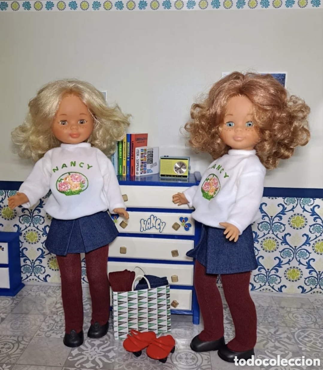 Mu&ntilde;ecas Nancy y Lucas: Conjunto nancy a&ntilde;os 80 - Foto 1