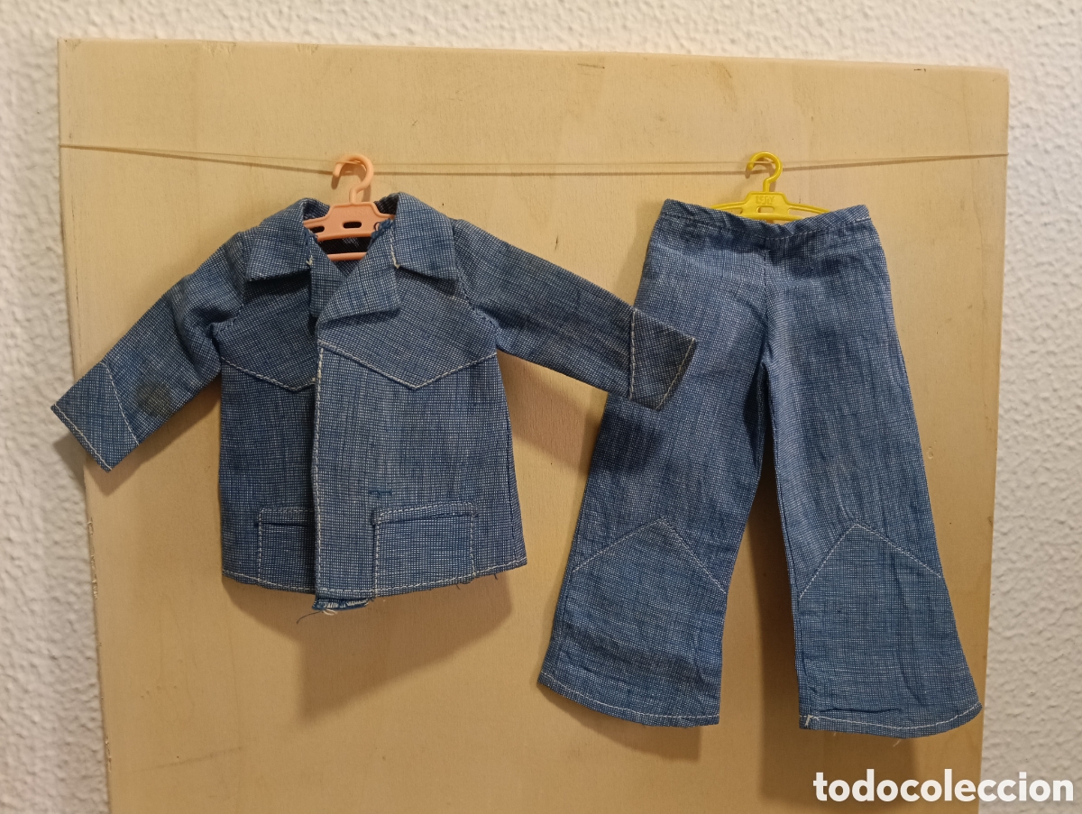 Mu&ntilde;ecas Nancy y Lucas: Conjunto vaquero original Lucas de Famosa (amigo de Nancy)
