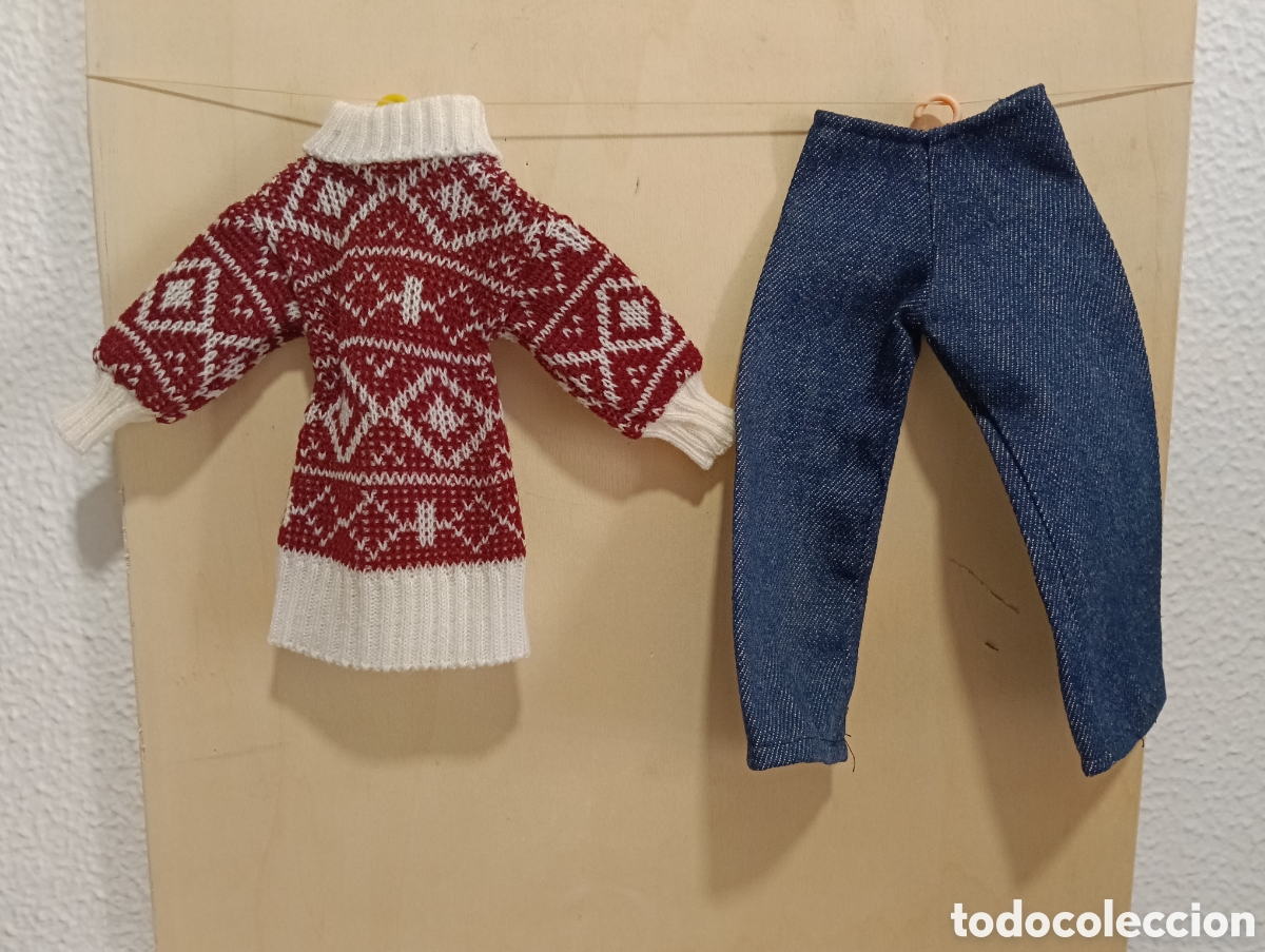 Mu&ntilde;ecas Nancy y Lucas: Conjunto original Lucas de Famosa mod. Esqu&iacute;/Monta&ntilde;a, Ref. 413, a&ntilde;os 70.