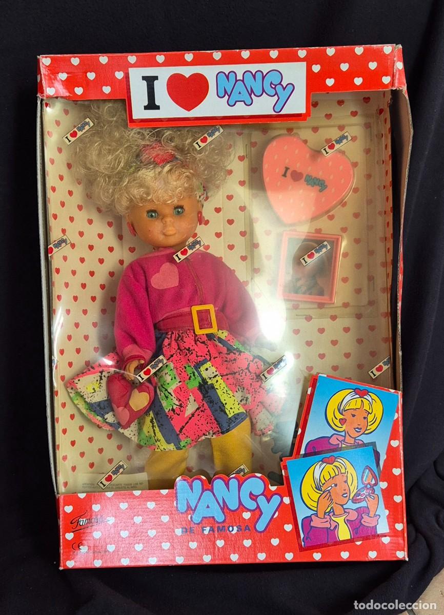 Mu&ntilde;ecas Nancy y Lucas: NANCY DE FAMOSA I LOVE NANCY EN CAJA CINTURON Y BOLSO RESECOS Y ENGANCHOSOS CAJA DESENGANCHADA