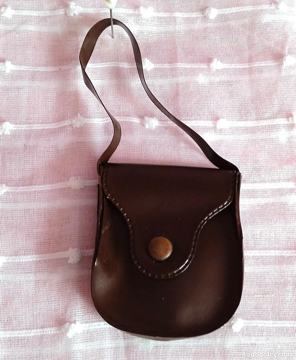 Mu&ntilde;ecas Nancy y Lucas: BOLSO MARRON NANCY-CONJUNTO ENCUENTRO-TRENKA-A&Ntilde;OS 70