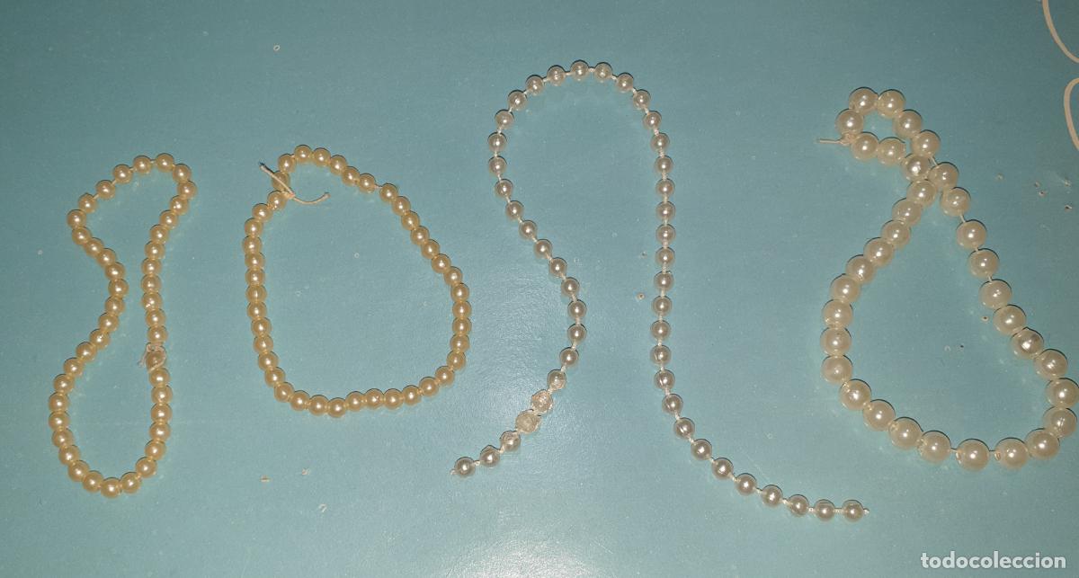 Mu&ntilde;ecas Nancy y Lucas: LOTE COLLARES DE PERLAS PARA NANCY CORONACI&Oacute;N
