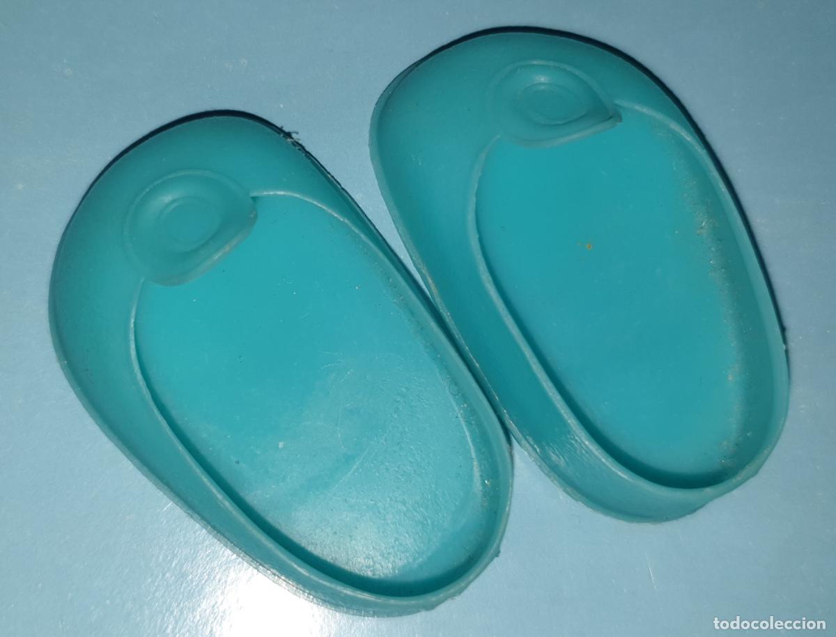 Mu&ntilde;ecas Nancy y Lucas: nancy Coronaci&oacute;n muy dificiles zapatos de boton azules turquesa originales