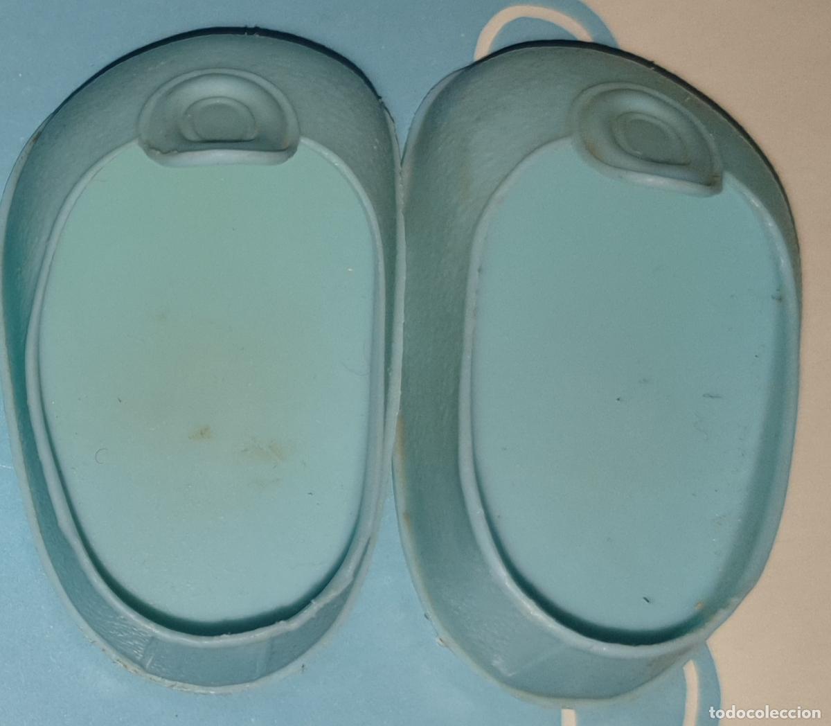 Mu&ntilde;ecas Nancy y Lucas: Nancy Coronaci&oacute;n Zapatos de boton azul Celeste