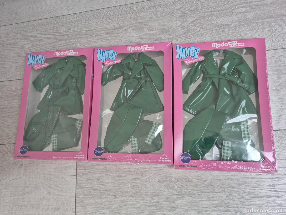 Mu&ntilde;ecas Nancy y Lucas: LOTE NANCY 3 VESTIDOS CHUBASQUEROS CHUBASQUERO FAMOSA MU&Ntilde;ECA NANCI