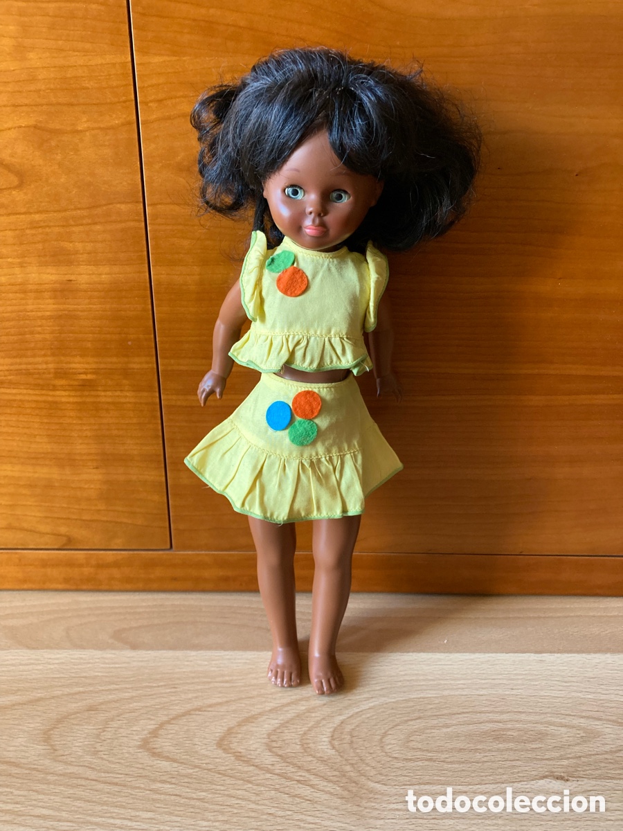 Mu&ntilde;ecas Nancy y Lucas: MU&Ntilde;ECA NANCY NEGRA CUBANITA A&Ntilde;OS 70 ORIGINAL PIE DE LESLY MUY BUEN ESTADO! FAMOSA