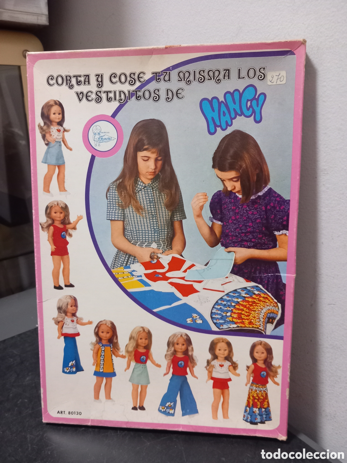 Bonecas Nancy e Lucas: NANCY CORTA Y COSE TU MISMA LOS VESTIDITOS DE NANCY EN CAJA ORIGINAL SIN USO