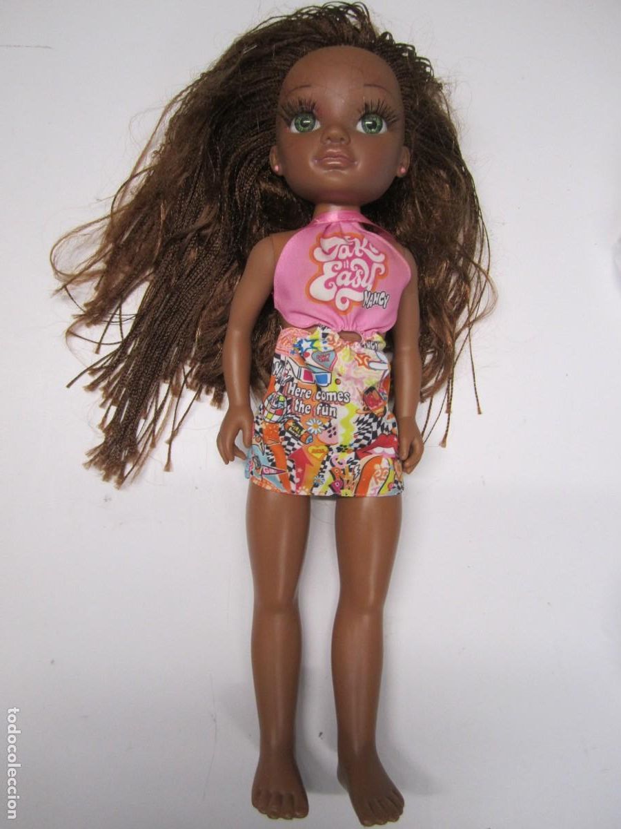 Bonecas Nancy e Lucas: mu&ntilde;eca nancy T-2939-10 trenzas