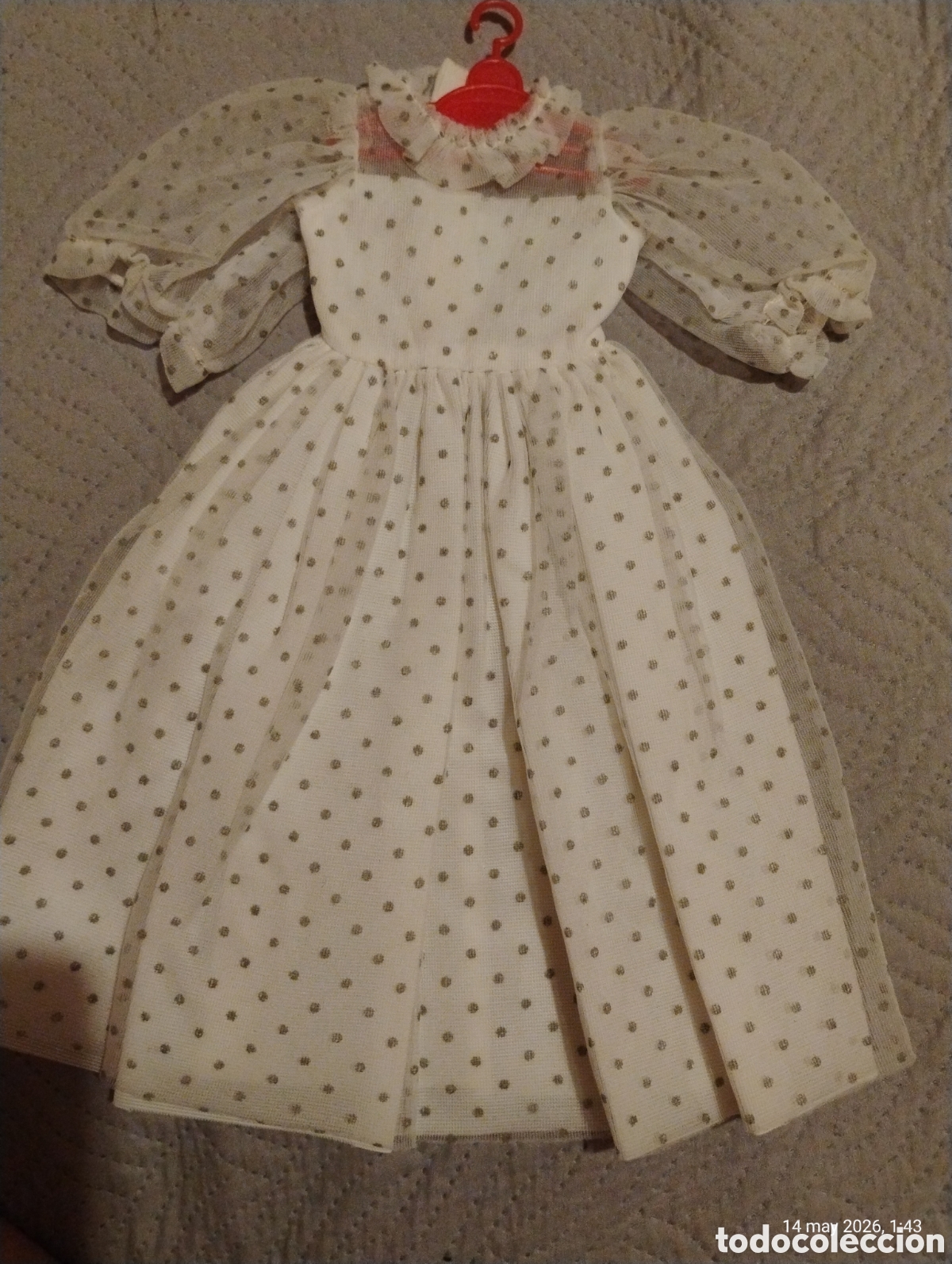 Mu&ntilde;ecas Nancy y Lucas: Vestido original &rdquo;Cumplea&ntilde;os Feliz&rdquo; - Nancy de Famosa (A&ntilde;os 70)