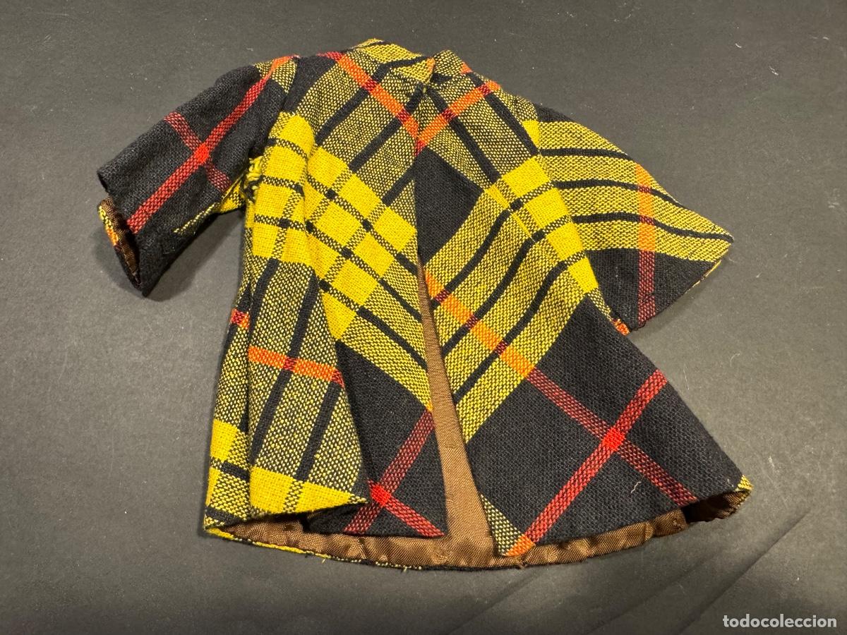 Mu&ntilde;ecas Nancy y Lucas: NANCY VESTIDO CONJUNTO CUADROS AZUL -CONSERVA LA ETIQUETA ORIGINAL DE FAMOSA (G)