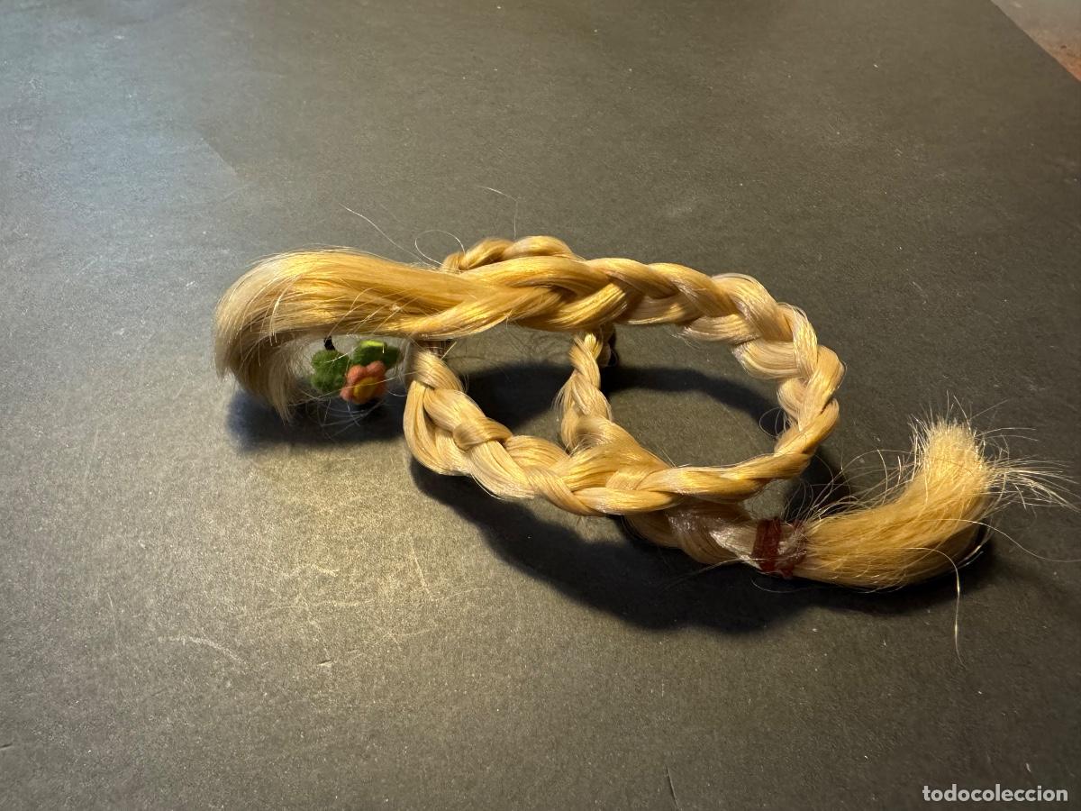 Mu&ntilde;ecas Nancy y Lucas: NANCY TRENZA RUBIA CONSERVA UNA FLOR -ORIGINAL DE FAMOSA (G)