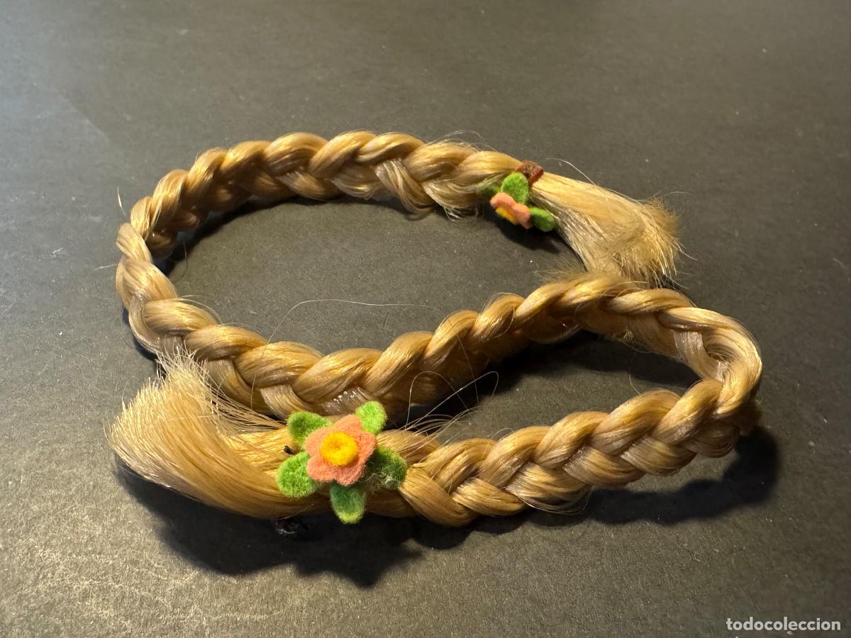Mu&ntilde;ecas Nancy y Lucas: NANCY TRENZA RUBIA CONSERVA LAS DOS FLORES -ORIGINAL DE FAMOSA (G)