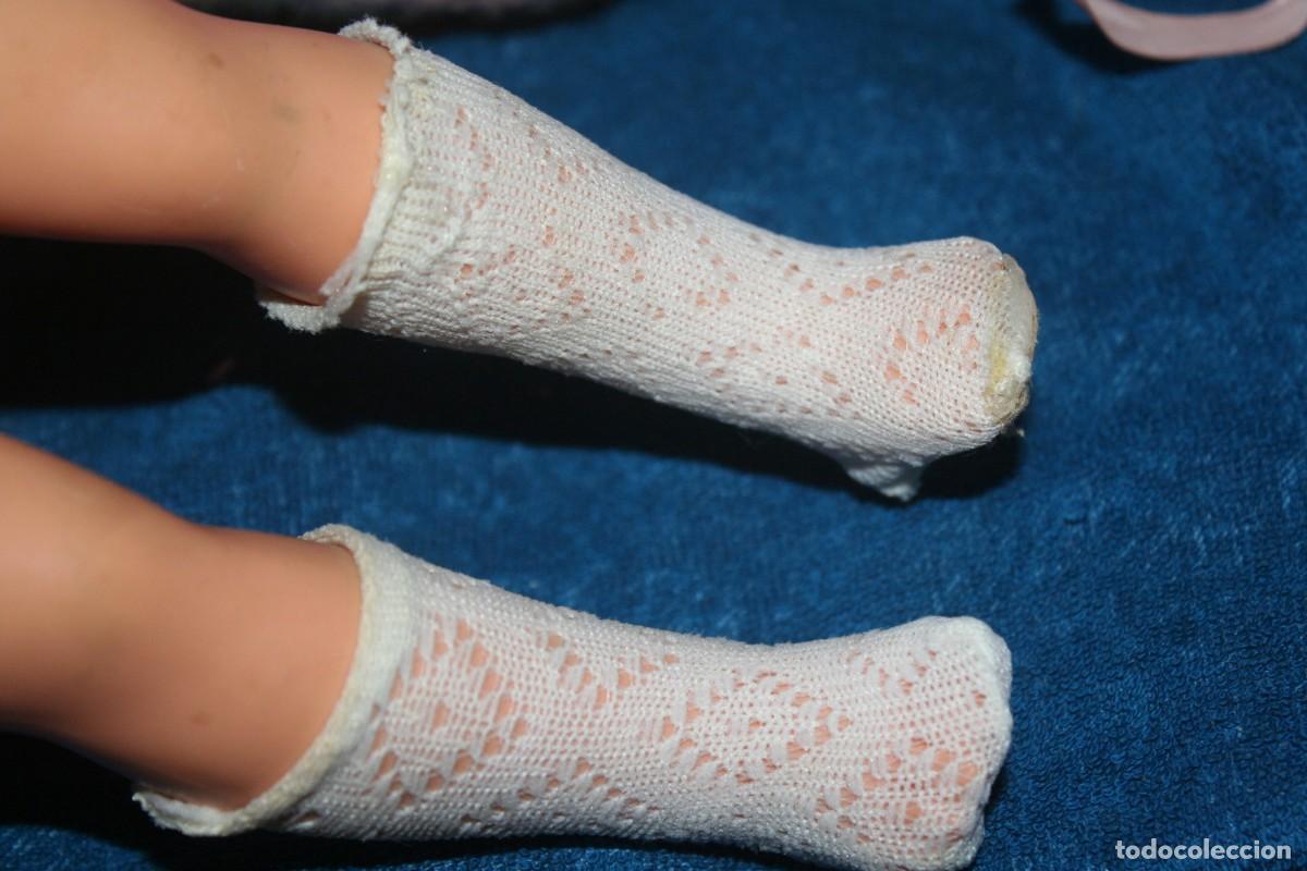 Mu&ntilde;ecas Nancy y Lucas: calcetines calados tipo antiguo validos mu&ntilde;eca nancy
