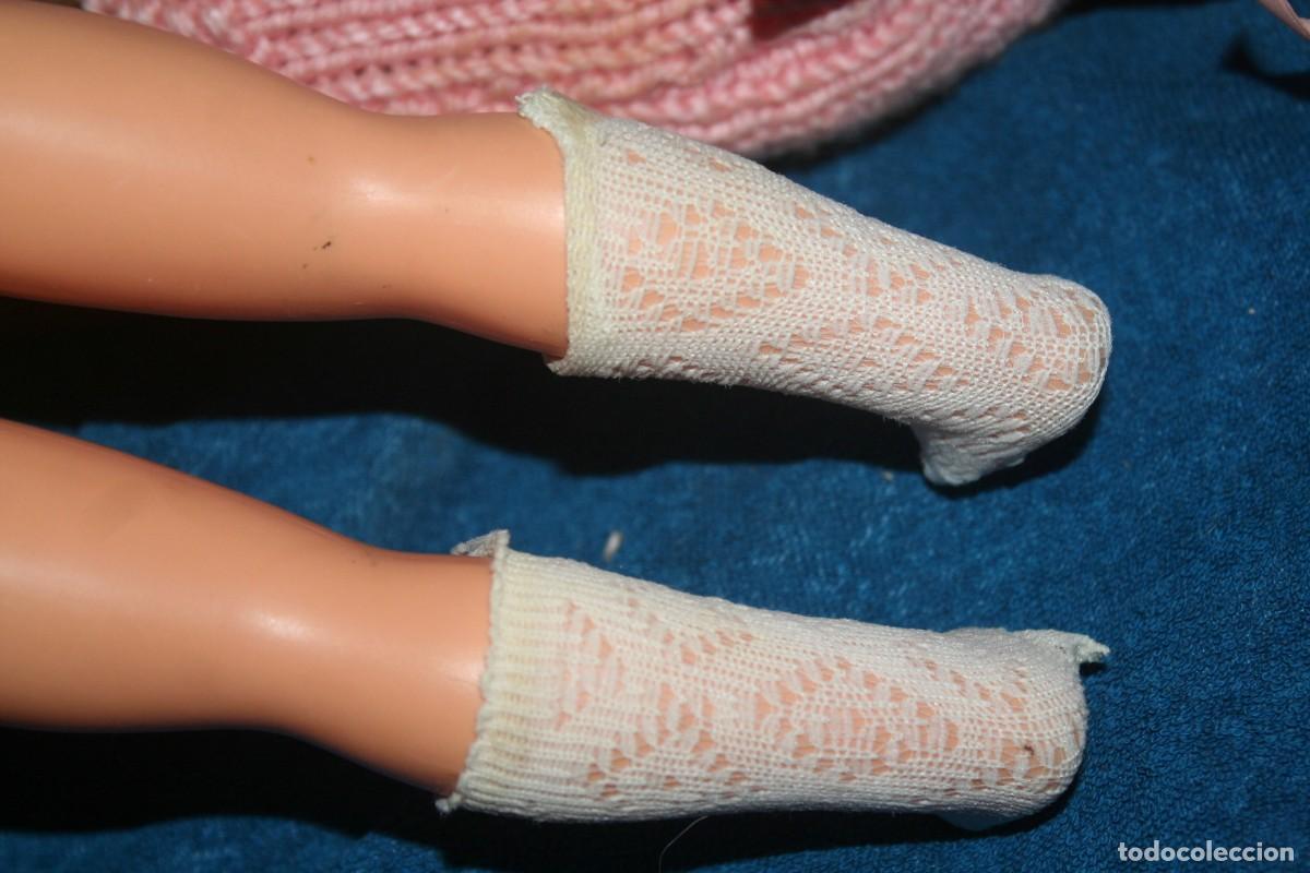 Mu&ntilde;ecas Nancy y Lucas: calcetines calados tipo antiguo validos mu&ntilde;eca nancy - Foto 3