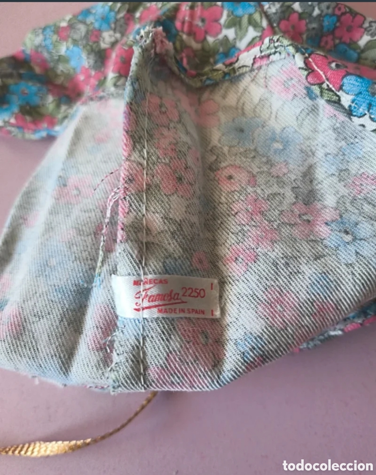 Mu&ntilde;ecas Nancy y Lucas: Vestido floral Nancy mu&ntilde;eca - Foto 4