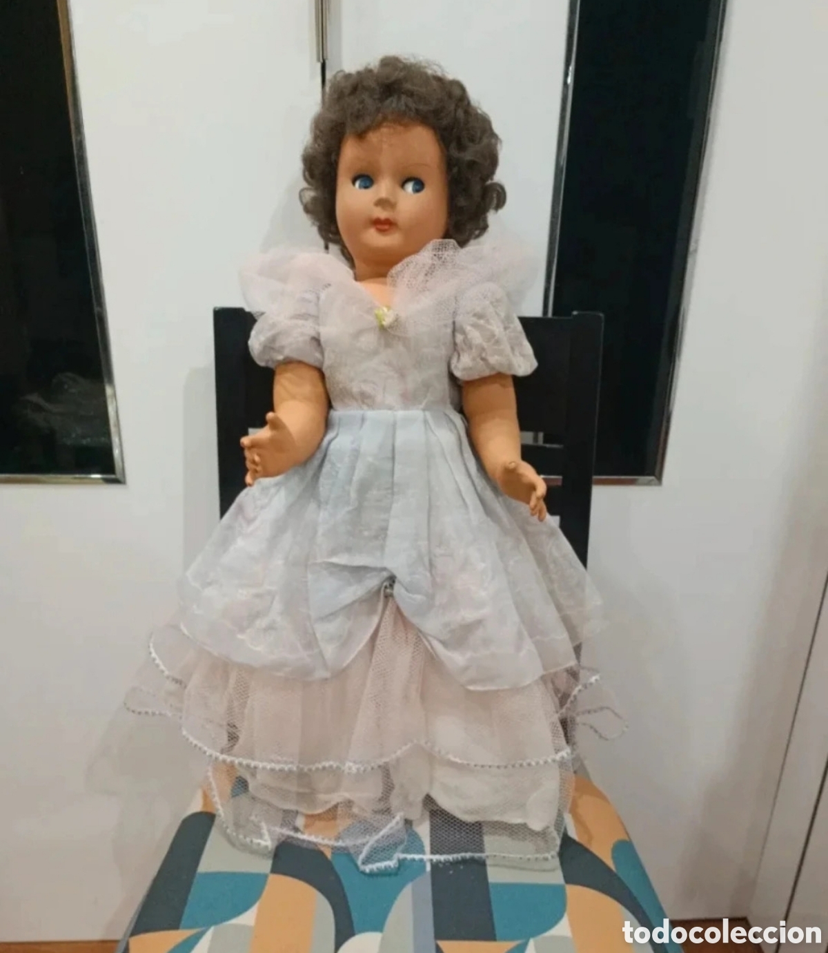 Mu&ntilde;ecas Nancy y Lucas: Mu&ntilde;eca antigua 62 cm