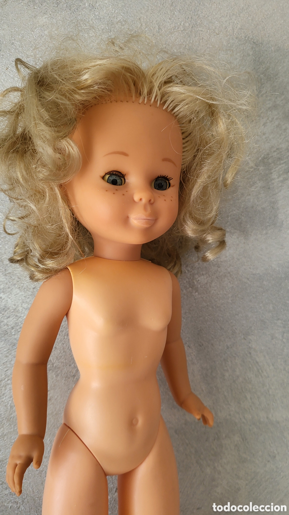 Mu&ntilde;ecas Nancy y Lucas: MU&Ntilde;ECA NANCY A&Ntilde;OS 80 PELO RIZADO
