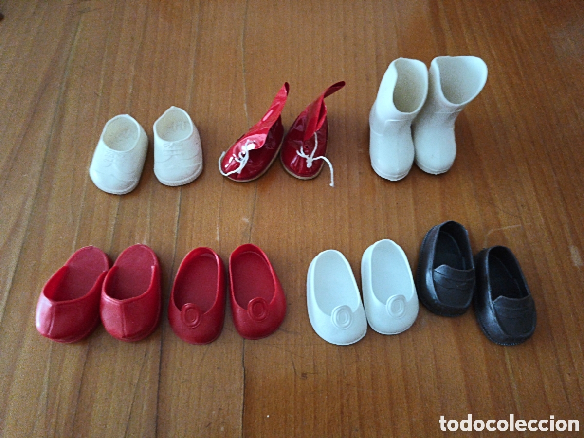 Bambole Nancy e Lucas: Lote de 7 pares zapatos Nancy