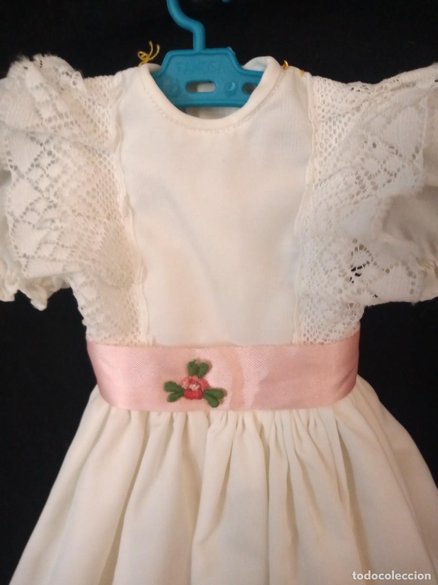 Mu&ntilde;ecas Nancy y Lucas: VESTIDO COMUNION DE MU&Ntilde;ECA NANCY A&Ntilde;OS 70 - Foto 2