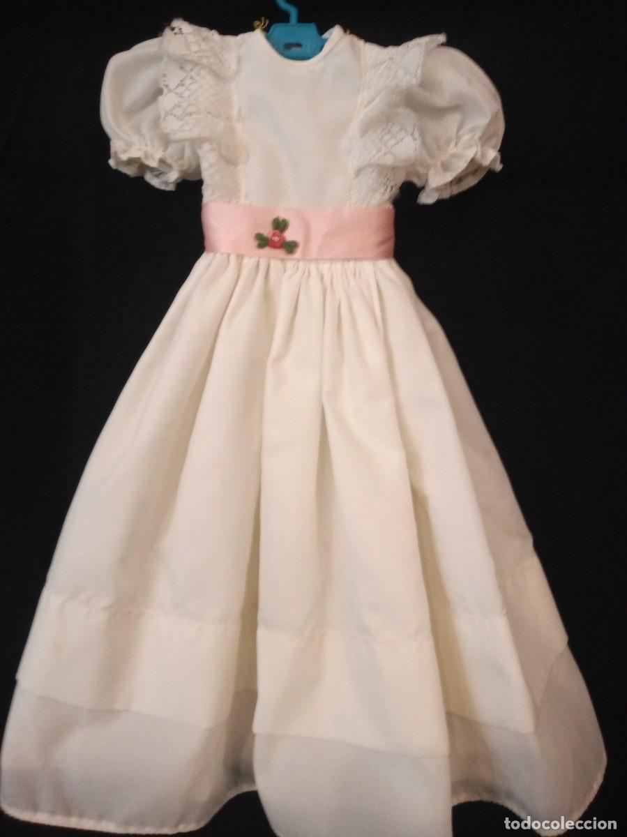 Mu&ntilde;ecas Nancy y Lucas: VESTIDO COMUNION DE MU&Ntilde;ECA NANCY A&Ntilde;OS 70