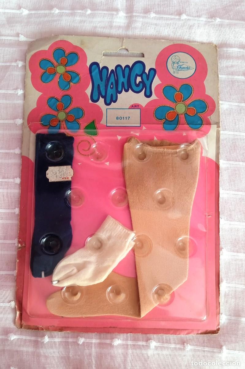 Mu&ntilde;ecas Nancy y Lucas: BLISTER MEDIAS NANCY-A&Ntilde;OS 70