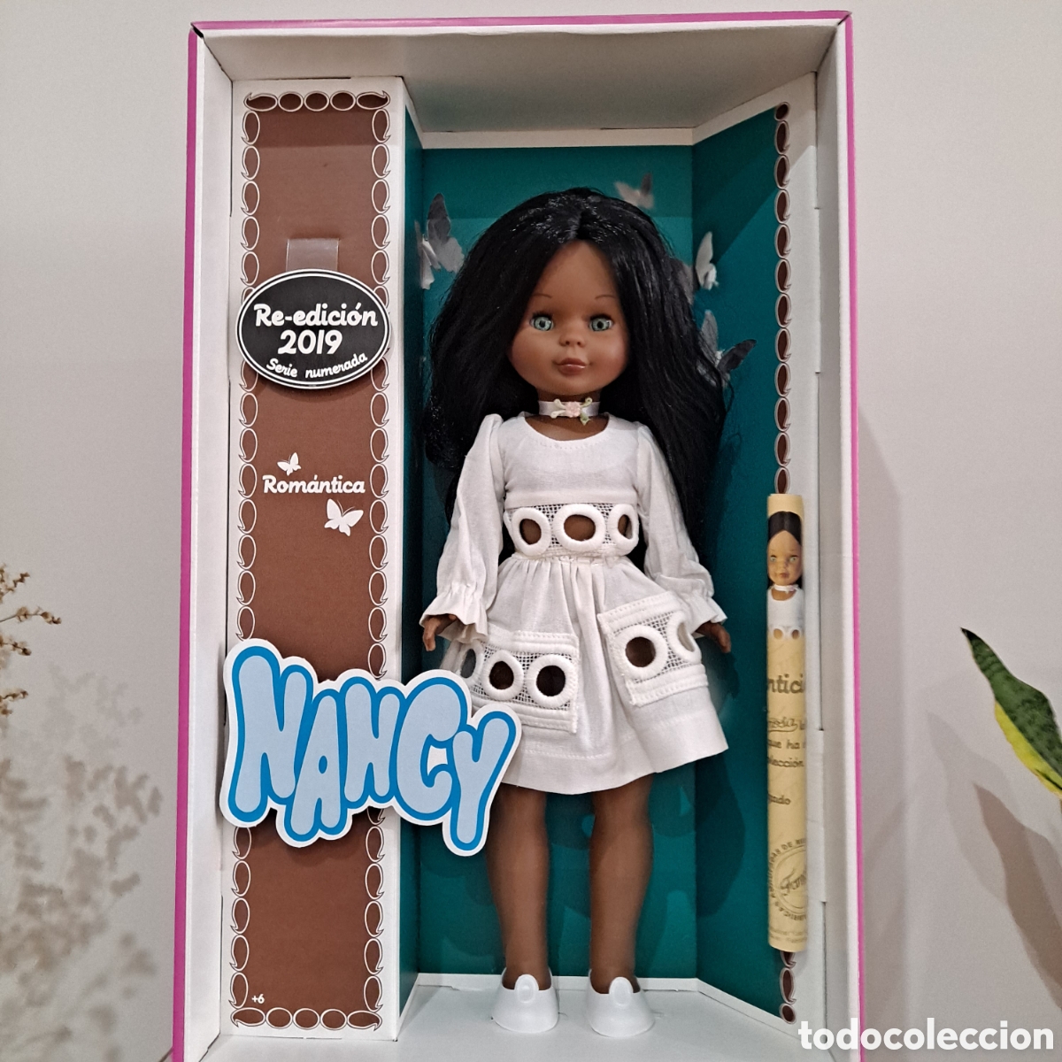 Mu&ntilde;ecas Nancy y Lucas: Nancy Romantica de reedicion en excelente estado y en caja siempre en vitrina