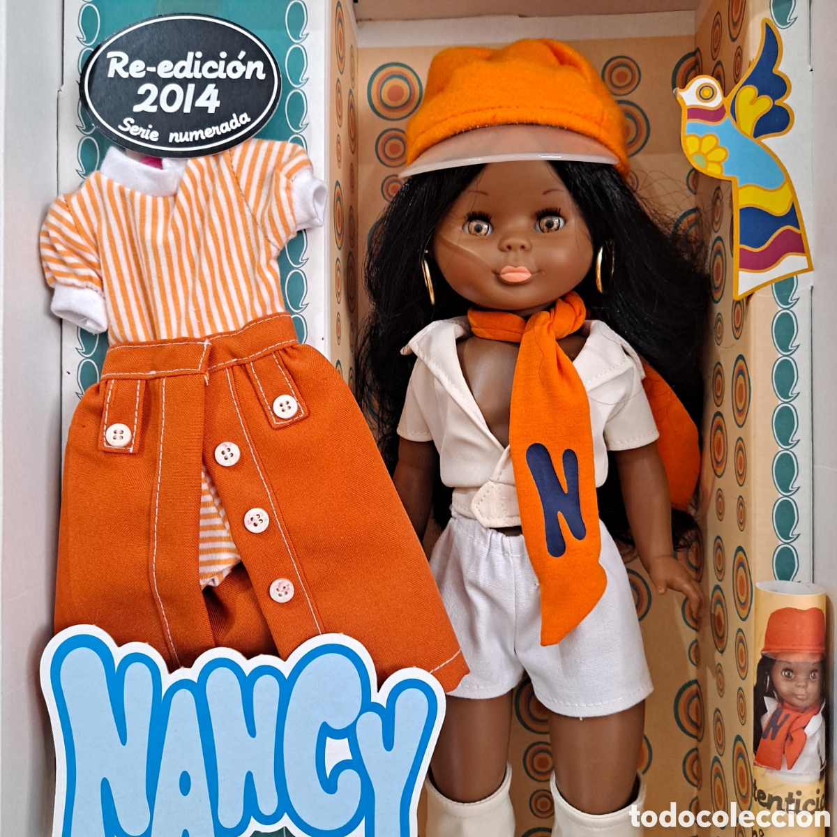 Mu&ntilde;ecas Nancy y Lucas: Nancy negrita en caja