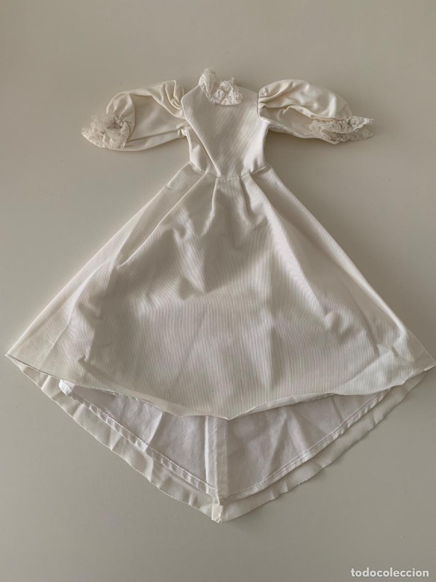 Mu&ntilde;ecas Nancy y Lucas: Nancy. Vestido novia a&ntilde;os 80, original. Variante dif&iacute;cil, puntilla. Famosa.