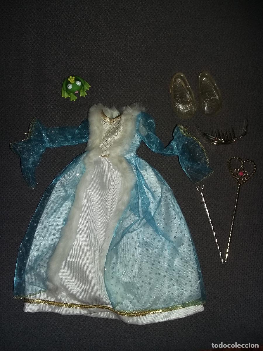 Mu&ntilde;ecas Nancy y Lucas: 001297JUG-conjunto nancy princesa con rana y baston