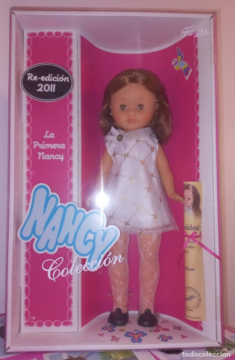 Mu&ntilde;ecas Nancy y Lucas: Preciosa mu&ntilde;eca Nancy presentacion, Re-edicion 2011 - Famosa, en caja, sin abrir