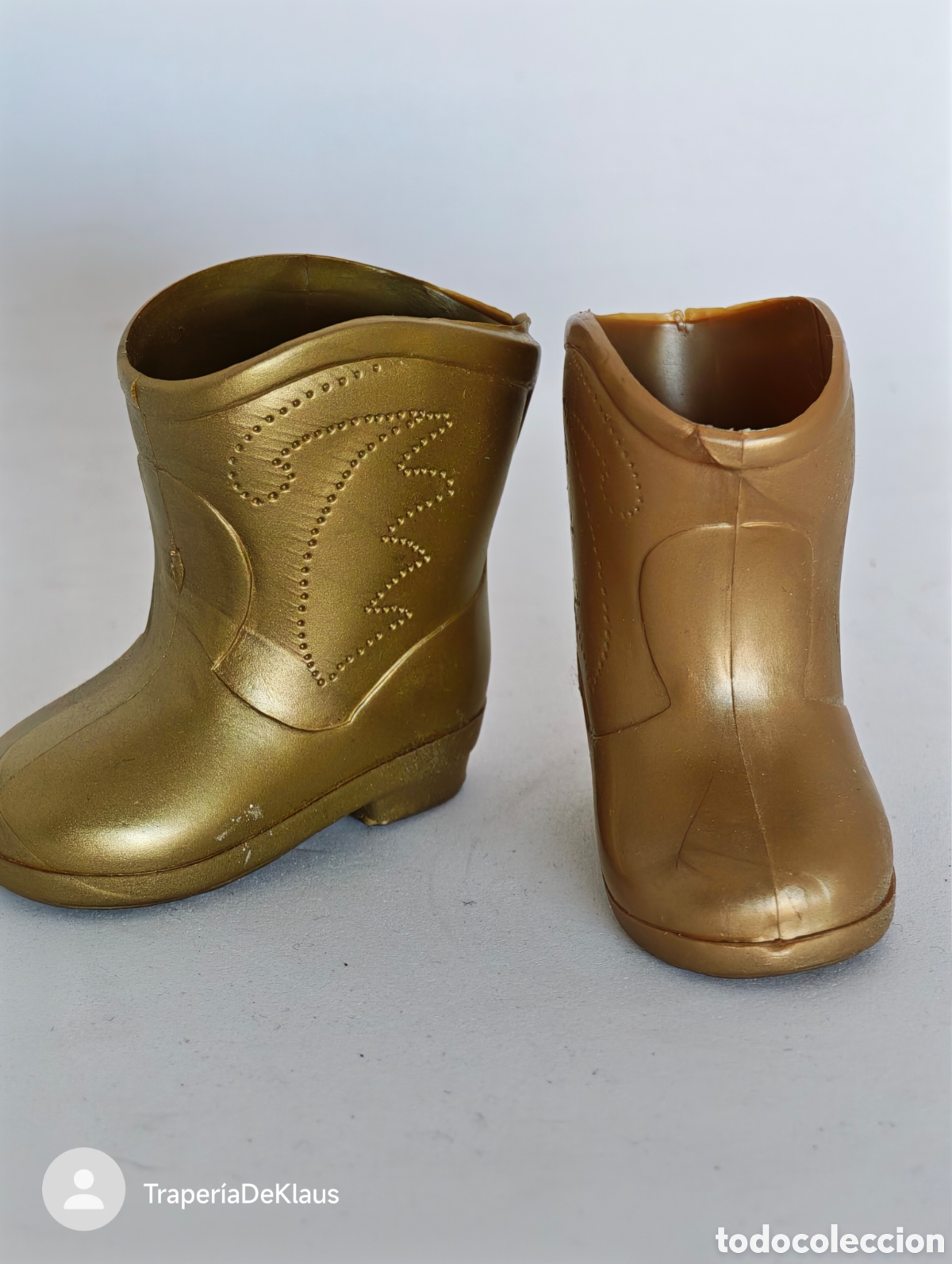 Mu&ntilde;ecas Nancy y Lucas: botas doradas mu&ntilde;eca nancy - car240 - Foto 1