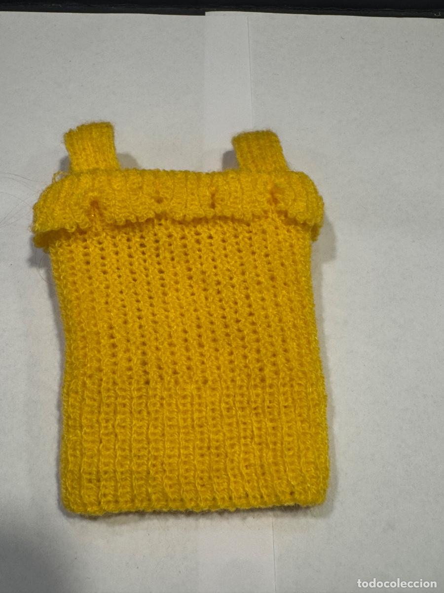 Mu&ntilde;ecas Nancy y Lucas: NANCY JERSEY TOP PUNTO AMARILLO CONJUNTO CAMPING -ORIGINAL DE FAMOSA (G)