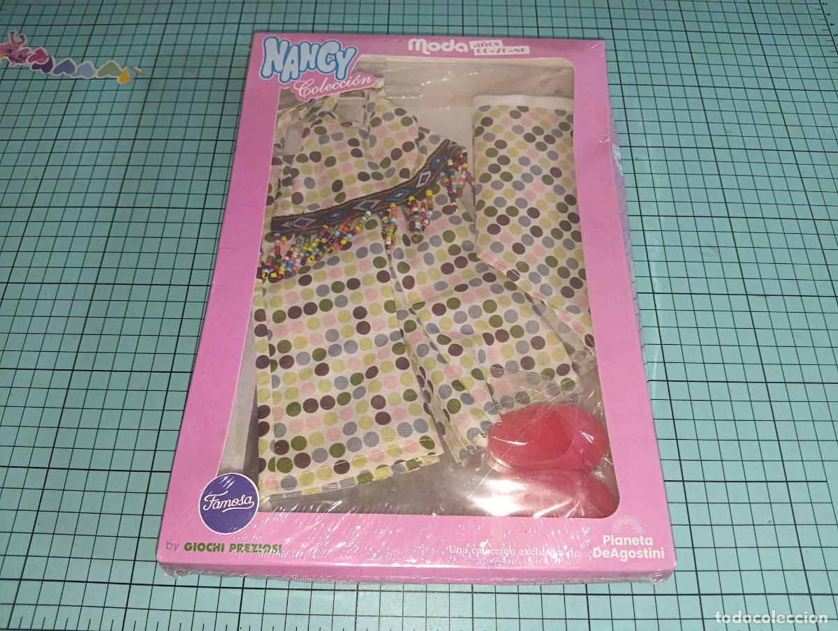 Mu&ntilde;ecas Nancy y Lucas: Bl&iacute;ster conjunto de mu&ntilde;eca Nancy hippie chic moda 60-70-70 planeta DeAgostini