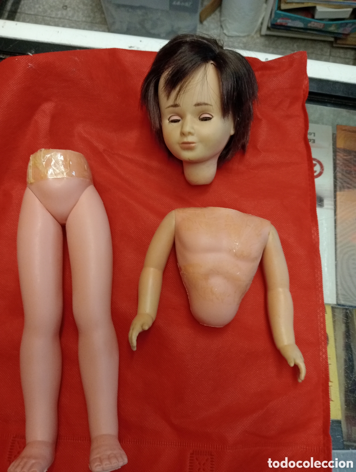 Poup&eacute;es Nancy et Lucas: Mu&ntilde;eco lucas pieza , cabeza cuerpo y piernas