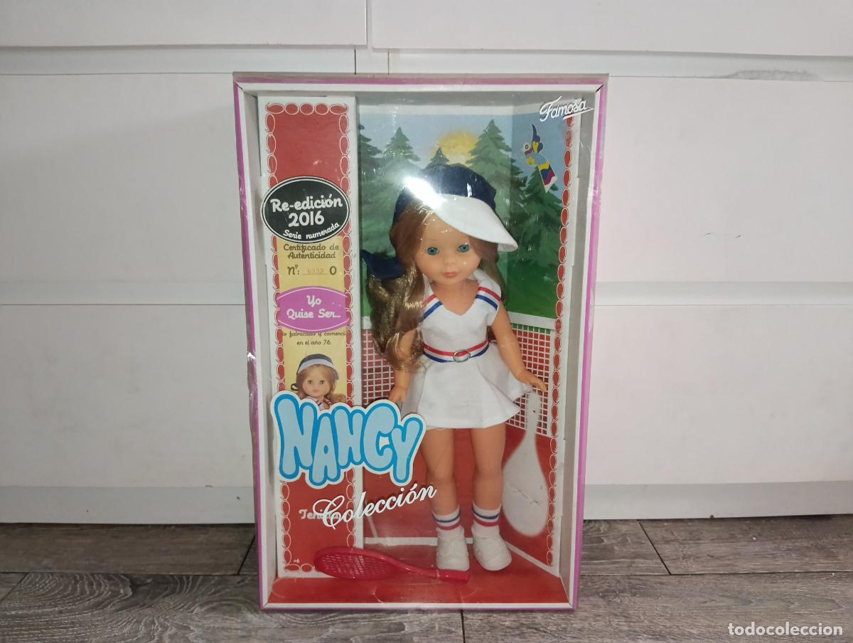 Mu&ntilde;ecas Nancy y Lucas: Mu&ntilde;eca Nancy tenista 2016 nueva en su caja